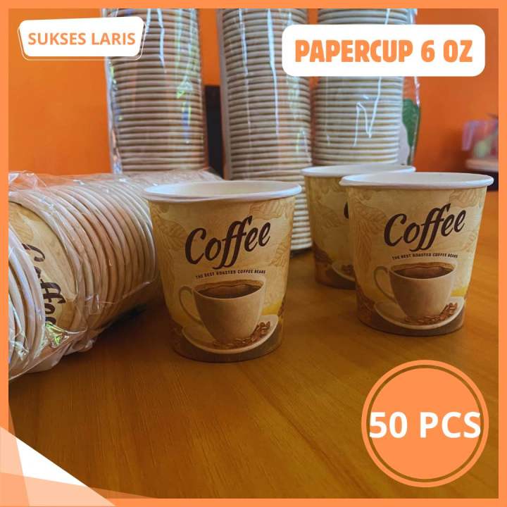 PAPERCUP 6 OZ PAPER CUP 6 OZ | GELAS KOPI | CUP KOPI | CUP KECIL CUP ...