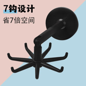 Upgraded Multi-Functional Rotating 7 Claw Hook Kitchen Storage 360 Degree Seamless Adhesive Hook Home Use No Drilling Required