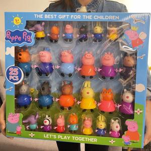 MEISITEKEKE | Bộ Đồ Chơi Búp Bê Gia Đình Peppa Pig Cho Trẻ Em
