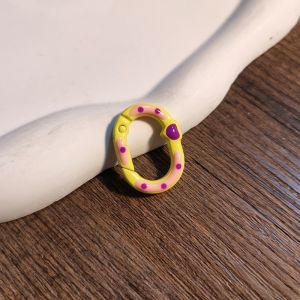 New Upgrade Rotating Head Heart Cat Phone Lanyard Clip Mobile Phone Holder Thin Sheet Durable Not Affect Charging No Shell Push