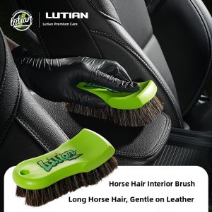 LUTIAN | Interior Dust Removal Brush for Cars Soft and Long Bristles Leather Safe