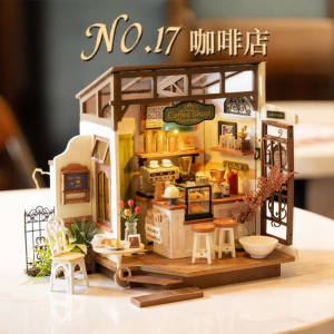 Rolife | DIY Wooden Coffee Shop Model Gift