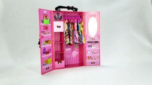Đồ chơi Tủ Thời Trang Trong Mơ Của Barbie+108 Phụ Kiện Của phiên bản nâng cấp Tủ quần áo thay đồ búp bê Búp bê Barbie