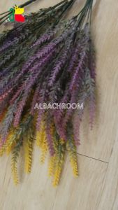 BUNGA PLASTIK LAVENDER BEDAK HIAS ARTIFICIAL B8151 DEKORASI RUMAH