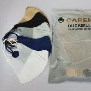 CAREION Earloop 50pcs Mix Duckbill Mask Adult Earloop 3D Facemask V Shape Mask 5mix Series