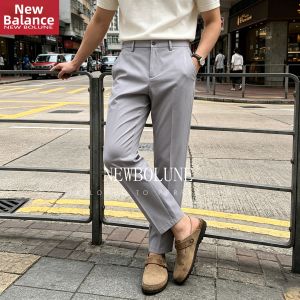 NEW BOLUNE | Quần Tây Nam Co Dãn Slim Fit Thẳng Premium Mùa Hè