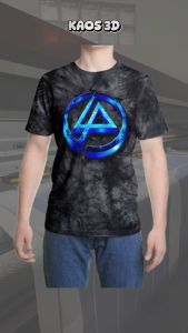Kaos 3D 3 Dimensi Linkn Park Logo Premium Bangkok Thailand