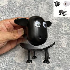 ที่ใส่กระดาษชำระรูปแรคคูนน่ารัก ของตกแต่งห้องน้ำสุดสนุก พร้อมฝาปิดถังขยะ ไอเดียของขวัญสุดเก๋ อุปกรณ์ตกแต่งบ้านสุดฮา