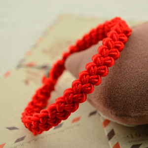 Lucky Simple Handmade Red Rope Bracelet for Men And Women Tuo Xing Nian Chinese Zodiac Year Cord Wristband Couple Friends