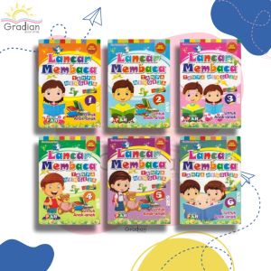 [DAPAT 6 BUKU] Lancar Membaca Tanpa Mengeja Full Color (Jilid 1-6) - Buku Anak Sekolah TK PAUD Murah - PAH