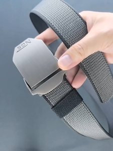 Men Belt Outdoor Tactical Belt Quick Release Buckle Belt zinc alloy Buckle Nylon Waistband Double-Sided Two-Color Belt For Men Youth Sports Canvas Pant Belt Simple Nice Waistband Nylon