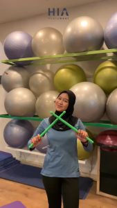 HIA EveryWear Deerya Long Manset Kaos Olahraga Wanita Home Workout Collection Hacktive Fabric