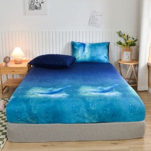 Elastic Bed Cover Couple Bed Thick Quilted Mattress Cover Bedspreads for Double Fitted Bed Sheet Linen Room Decor