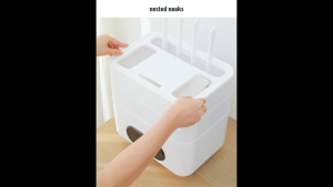 Multi-Layer Wifi Router ONT Device Soho Switch Power Extension Cord Storage Box Organizer 3 Tiers 4 Tier Router Box