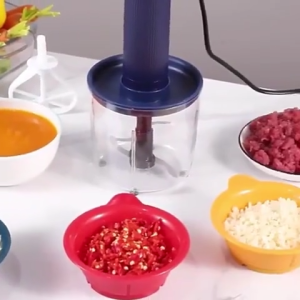 Homievolt Chopper Penggiling Daging Elektrik Blender Bumbu Multifungsi Chopper Penghalus Makanan