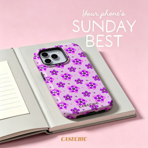Potdemiel | Lilac Petal For Case For iPhone 17 16 15 14 Plus 13 Pro Max Shockproof Hard Cover CaseChic
