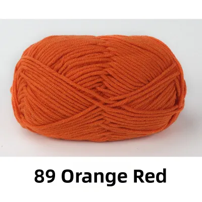 Soft Chunky Milk Cotton Yarn for Crochet and DIY