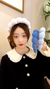BANDO SHELL BUSA TEBAL / KOREAN CLOUD HEAD BAND / BANDO BULAT POLOS GAYA KOREA / BANDO BENTUK AWAN