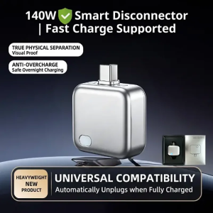 other | 140W Auto Disconnect Charger Adapter Full Charge Automatic Physical Separation Fast Charger Anti Overcharge Battery Protection