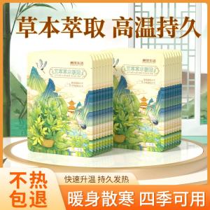 Warm Warm Paste High Temperature Heating Stickers Uterine Cold Argy Wormwood Hot Compress 24 Hours Heattech Hand Warming in Winter Self-Heating Paste