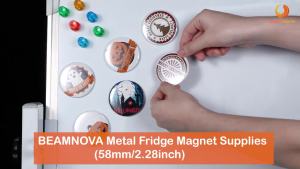 50/100PCS 25-75mm Magnet Refrigerator Badge Pin Button Maker Parts DIY Badge Button Pins for Art Crafts Making Fridge Badges Set
