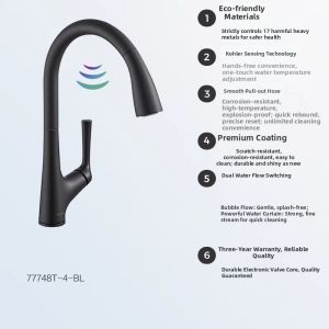 Kohler | Touchless Rotating Pull-Down Kitchen Faucet