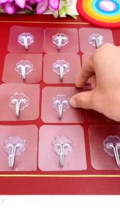 Móc treo đồ dán tường đa năng móc siêu dính móc cường lực