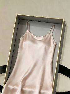 V.C.I | Padded Icy Silk Spaghetti Strap Backless Lightweight Comfortable Sleepwear