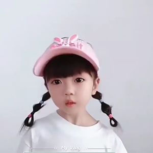 SIGVARD - Topi Anak Lucu Korea Motif Rabit Bahan Katun Laki-Laki & Perempuan HAT08