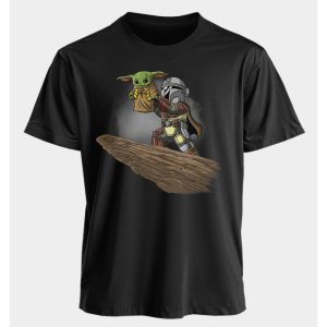 เสื้อยืดแขนสั้นพิมพ์ลายอุปกรณ์เสริมจากภาพยนตร์อเมริกันสตาร์วอร์ส เสื้อยืดผ้าฝ้ายแฟชั่นฤดูร้อนใส่สบายสำหรับผู้ชายและผู้หญิง