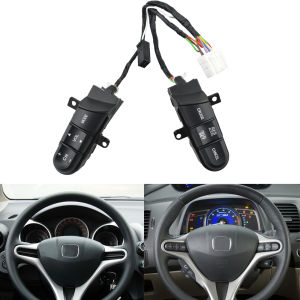 Green Backlight 36770-SNA-A12 Steering Wheel Pad Cruise Audio Remote Switch For Honda Civic Jazz 2006 -2011 For FIT 2008-2014