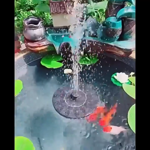 Modern น้ำพุโซล่าเซลล์ 14CM 16CM 18CMน้ำพุพลังงานแสงอาทิตย์ หัวปั้ม6ชิ้น น้ำพุพลังเเสงอาทิตย์ น้ำพุพลังงานแสงอาทิตย์สำหรับตกแต่งสวนสระว่ายน้ำ ปั๊มน้ำพุ ตกแต่งสวน รุ่นทรงกลม