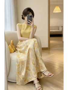 DUOMIAOTU | Dopamine Gentle Tone High-Intellectual Long Dress Set