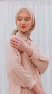 Kemeja wanita baby corduroy lengan manset over size style korea kemeja latifa