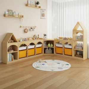 LIWAN | Multifunction Multi-level Toy Storage Cabinet