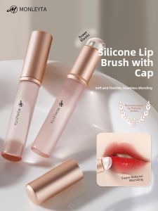 MONLEYTA | Portable Mini Lip Brush Professional Makeup Brush With Lid Multi-Functional Concealer Lipstick Diffusion Brush Cosmetic Tool