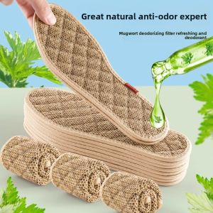 MONLEYTA | Handmade Linen Shoe Inserts Mens Breathable Sweat Absorbent Anti-Odor Cotton Cloth Womens Leather Shoes Deodorant Fragrant For Sweaty Feet