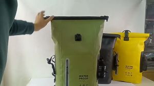 KKBB-กลางแจ้ง กระเป๋ากันน้ำ แบบสะพายหลัง ถุงกันน้ำ ถุงทะเล PVC Waterproof Backpack ความจุ 25L แถบสะท้อนแสง กระเป๋าสะพายหลัง