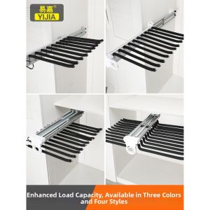 Retractable Inner Drawer Trousers Rack