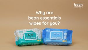 bean Baby Wipes Fragrance Free (90 sheets + 10 FREE!)