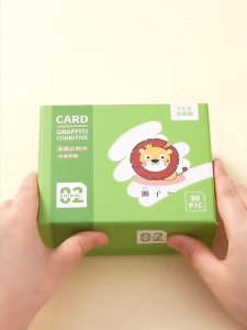 Magic Graffiti Cognition Card Children Baby Early Education Enlightenment Fruit Transportation Animal Toys Monkey montessori  educational