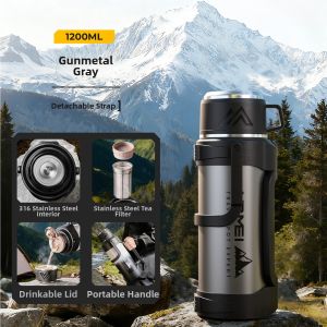 Large Capacity Travel Insulated Flask