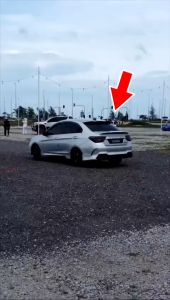 Toyota Vios 2023 Rear Windscreen Sun Visor High Quality Acrylic Material | Aerodynamic