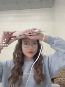 Máy uốn xoăn gợn sóng Korea size 32mm Máy bấm tóc hình móng vuốt mèo dễ thương