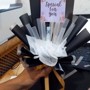 Buket Angpao Lebaran IdulFitri Lucu dan Unik - Size M - Isi 10 Slot Wadah Uang