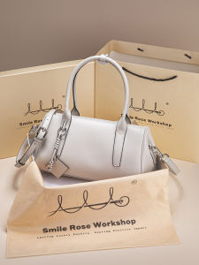 2025 New Style Pillow Bag Crossbody Bag Womens Top Layer Cowhide Genuine Leather Single Shoulder Bag Commuter Handbag