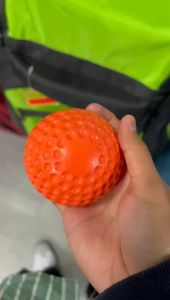 KASEL Dimple Cricket Ball (Orange)