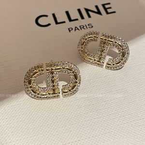 Elegant Retro Large Beauty! Handmade Embedded Sparkling Diamond Pig Nose Ear Studs Fashionable Jewelry for Women