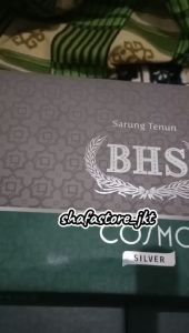 Sarung BHS COSMO SILVER POLOS WARNA LENGKAP | BHS PUTIH POLOS | BHS CLASSIC [BUKAN AFKIR] | BHS COSMO HITAM POLOS BHS COSMO HITAM POLOS (COD/Bayar di tempat)