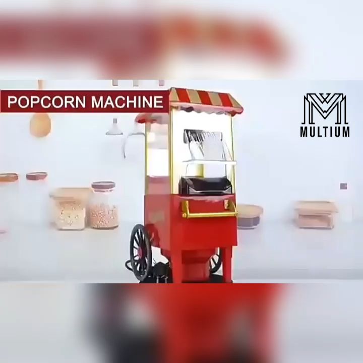 Electric Popcorn Maker Automatic Mini Hot Air Popcorn Machine Maker ... Mini popcorn maker machine